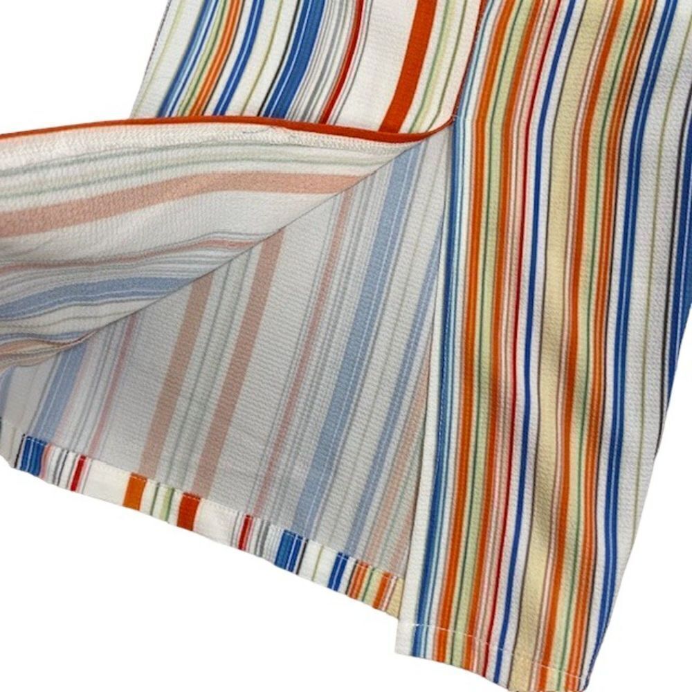 Spanner Women's Striped Split Leg Pull On Lined P… - image 2